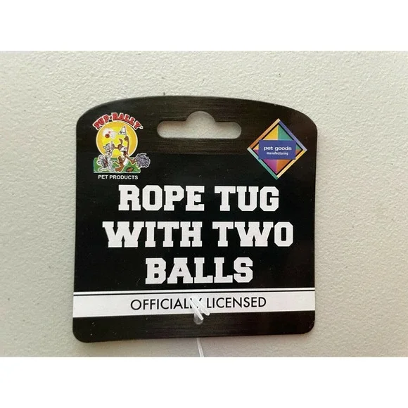 DOG PULL TOY ROPE LSU LOUISIANA STATE GEAUX TIGERS PURPLE GOLD BATON ROU… - Picture 5 of 5